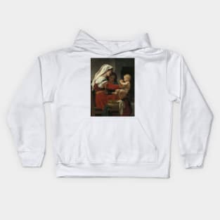 Admiration Maternelle - Le Bain by William-Adolphe Bouguereau Kids Hoodie